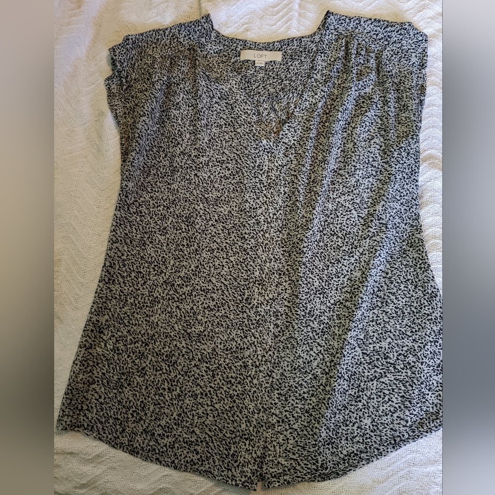 Animal print blouse